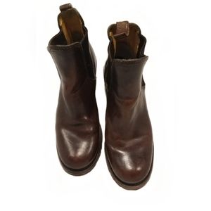 Frye Dark Brown Leather Chelsea boots